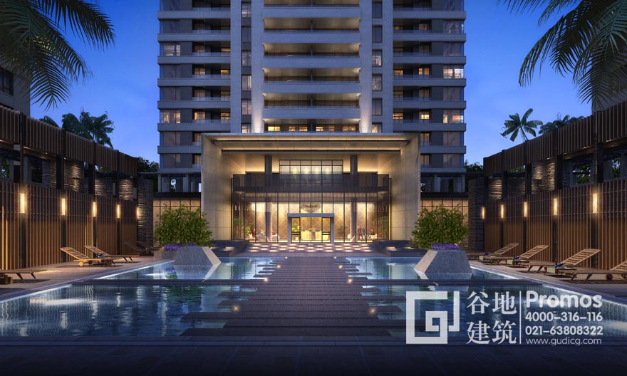 中建光谷中心門頭效果圖