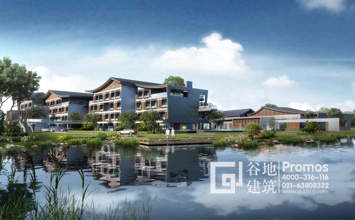 SU模型在建筑效果圖制作中常遇到的問題建筑效果圖圖片一