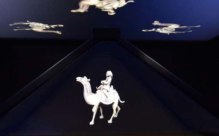 數字紀念館展廳常用設備全息投影圖片