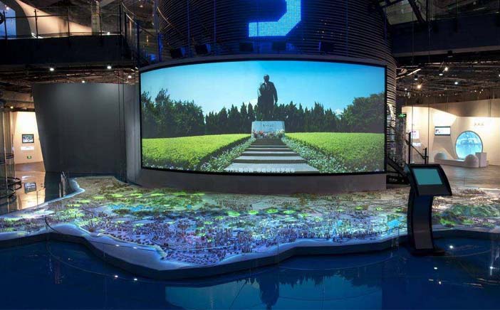 數字展廳施工需要注意配合展覽品進場圖
