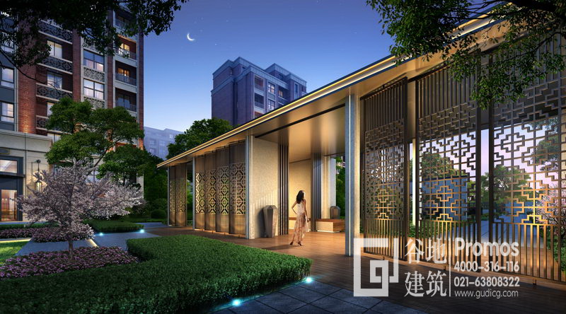 中糧太倉湖畔祥云花苑景觀效果圖
