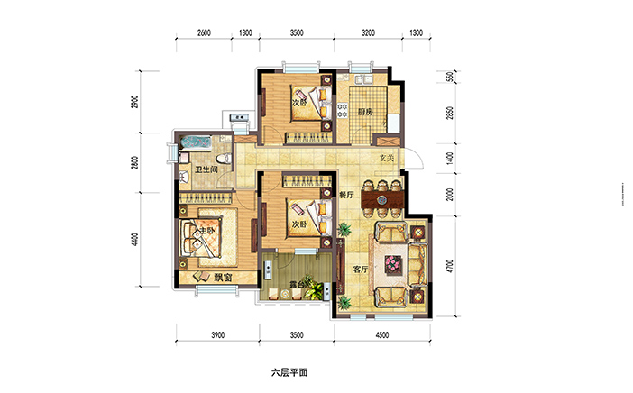 室內平面效果圖制作二墻體的繪制圖