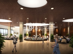 社區管理中心室內空間設計效果圖