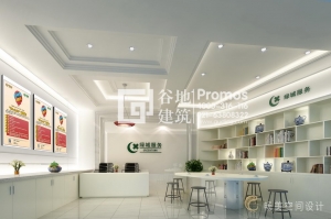 辦公室內空間設計效果圖