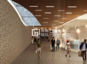 商業長廊室內設計效果圖
