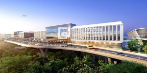 上海浦東機場效果圖