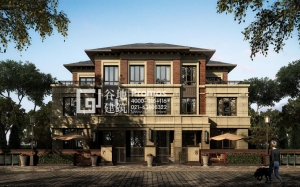 古典住宅外立面設計效果圖