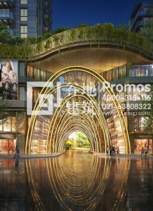 綠地長沙商業門頭效果圖
