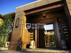 金地新東方住宅入口效果圖