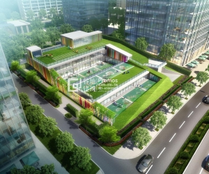 北京首創幼兒園效果圖