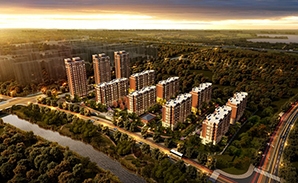 中糧太倉湖畔祥云花苑建筑效果圖制作方案