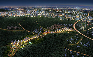 云南虹山城投-德潤香山府建筑效果圖制作方案