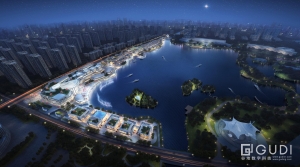 天明湖規劃效果圖