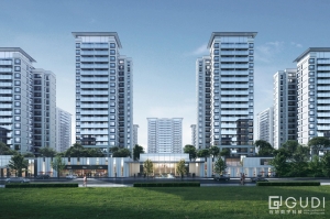 南溪項目住宅沿街商業效果圖