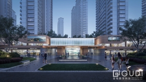 璟宸府住宅入口效果圖